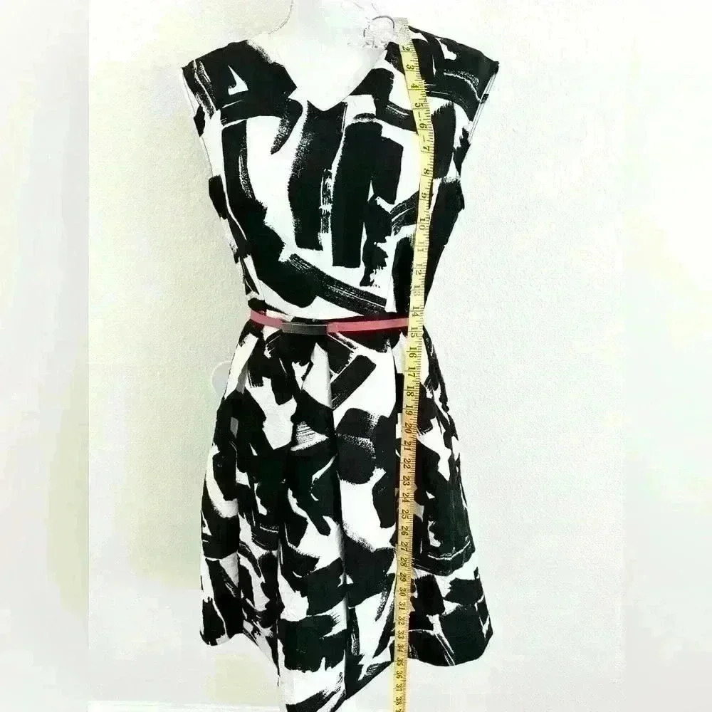Doo Ri Black and White Women’s Dress Size 8 - Picture 4 of 12